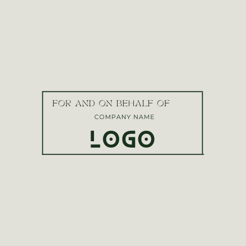 Purchase of Company Stamp (Rectangle)