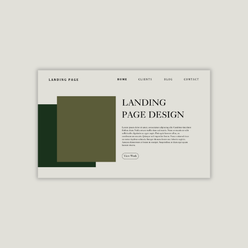 Landing Page Design