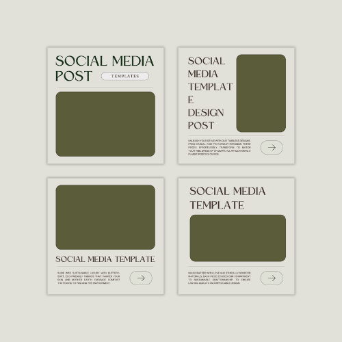 Social Media Post Template & Guideline